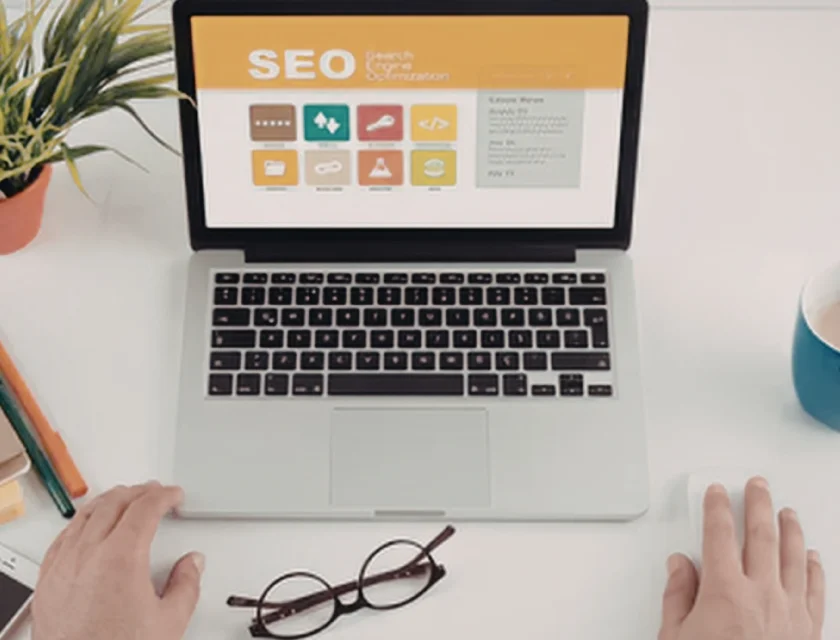 Digital marketing SEO specialist reviewing website search performance