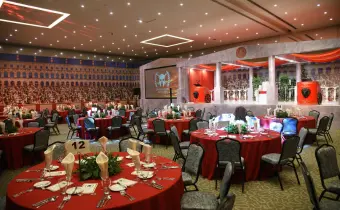 Event management team create event design and branding for an event
